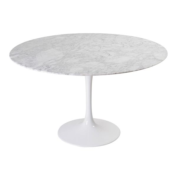 Стол eero saarinen style tulip table белый d120